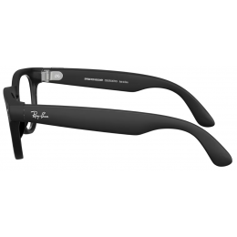 Умные очки Ray-Ban Meta* Headliner Gen 2 Matte Black, Прозрачные линзы для компьютера Clear Blue-Violet (RW4013), размер L
